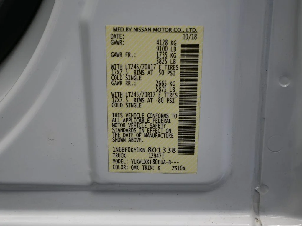 Used 2019 White Nissan SV image 43