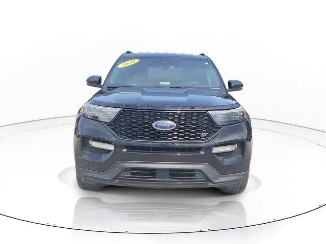 Certified Used 2021 Black Ford ST image 2