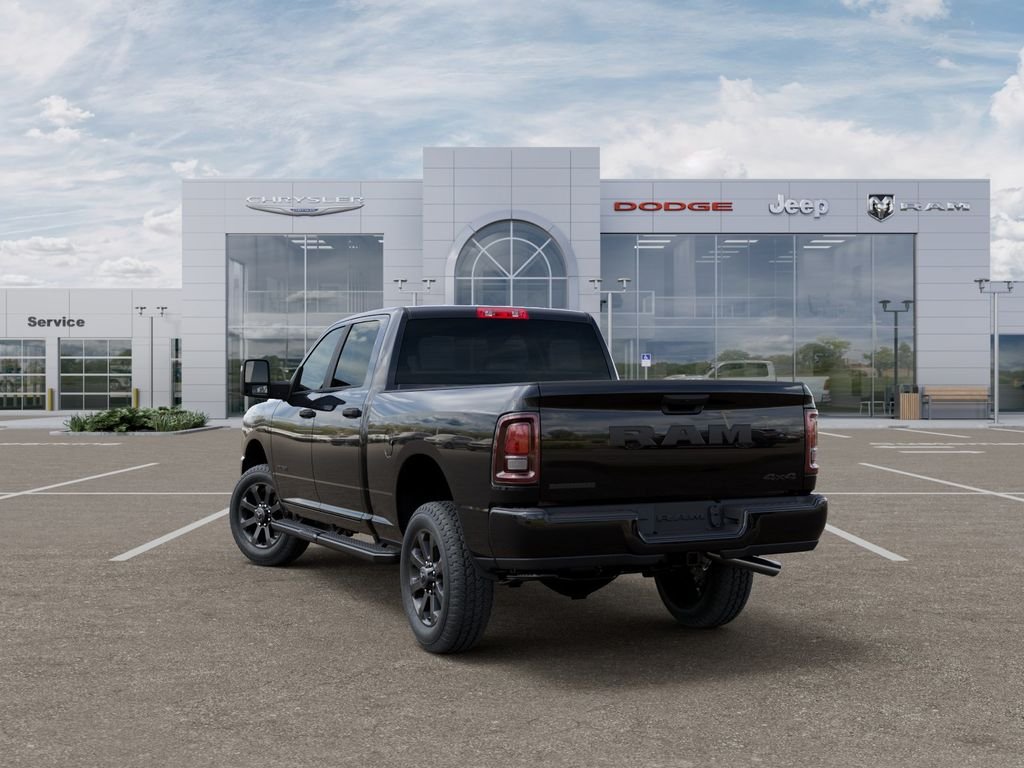 New 2026 Diamond Black Crystal Pearl-Coat Exterior Paint RAM Big Horn image 3