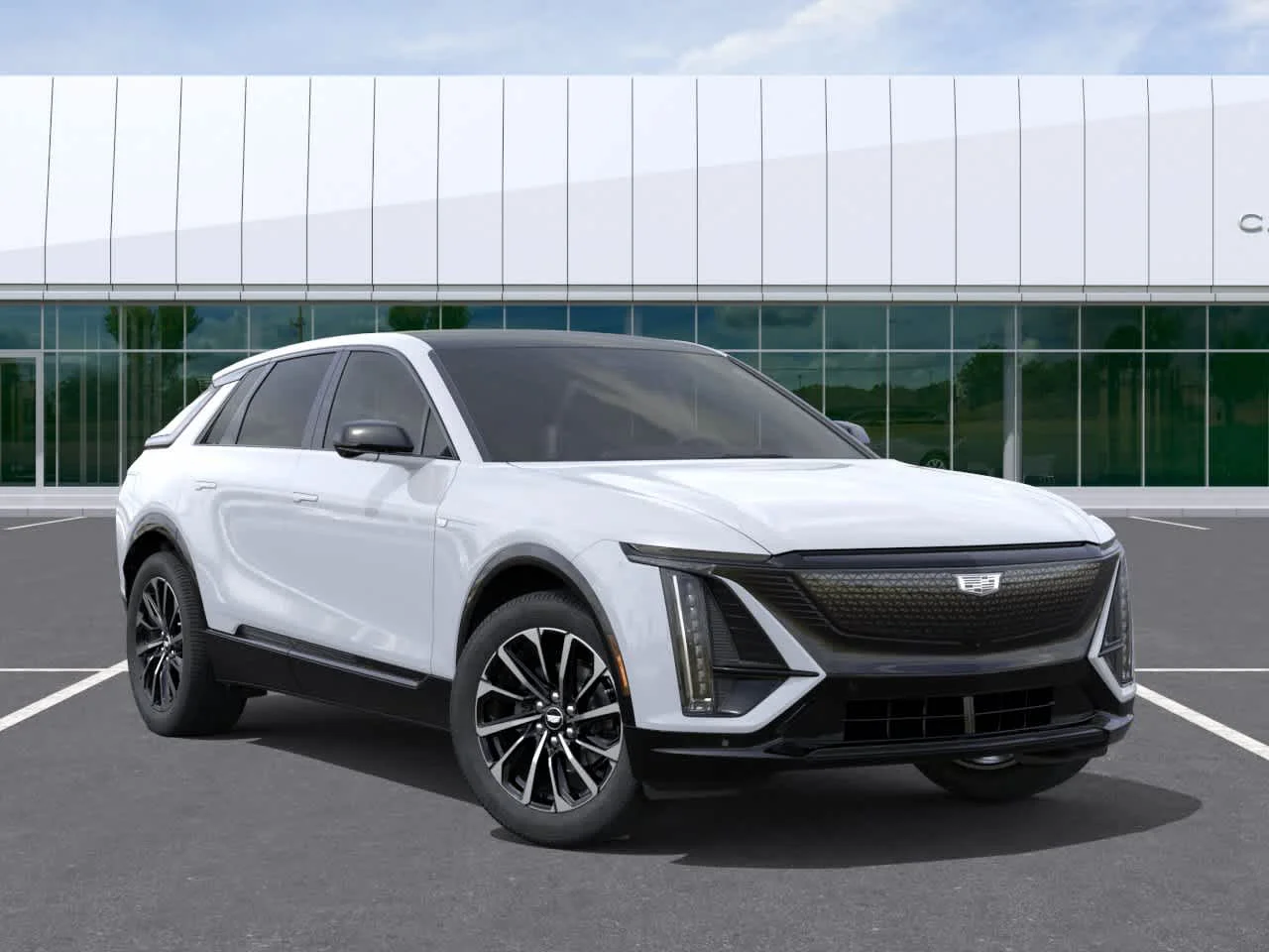 New 2026 Vibrant White Tricoat Cadillac Sport image 7