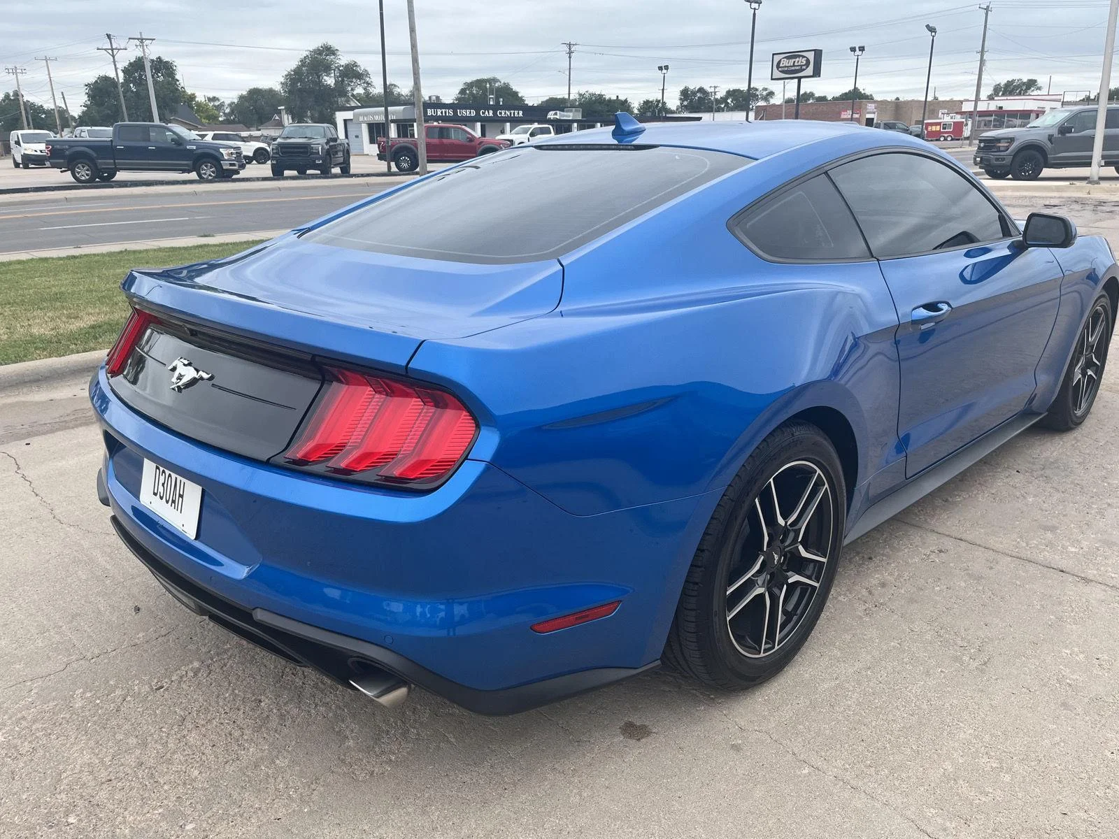 Used 2021 Velocity Blue Metallic Ford EcoBoost image 6