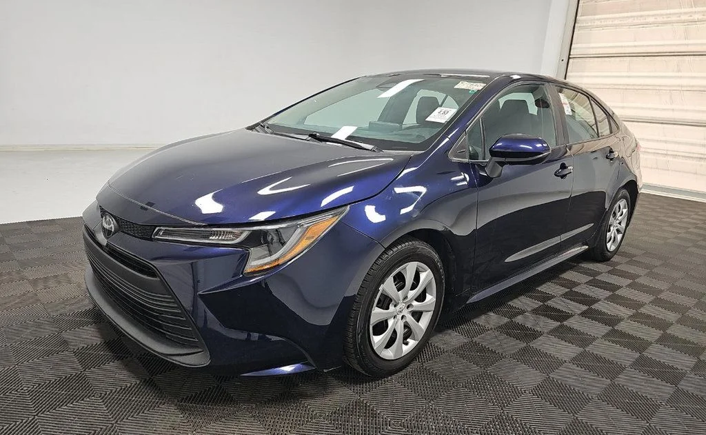 Used 2023 Blue Toyota LE image 1