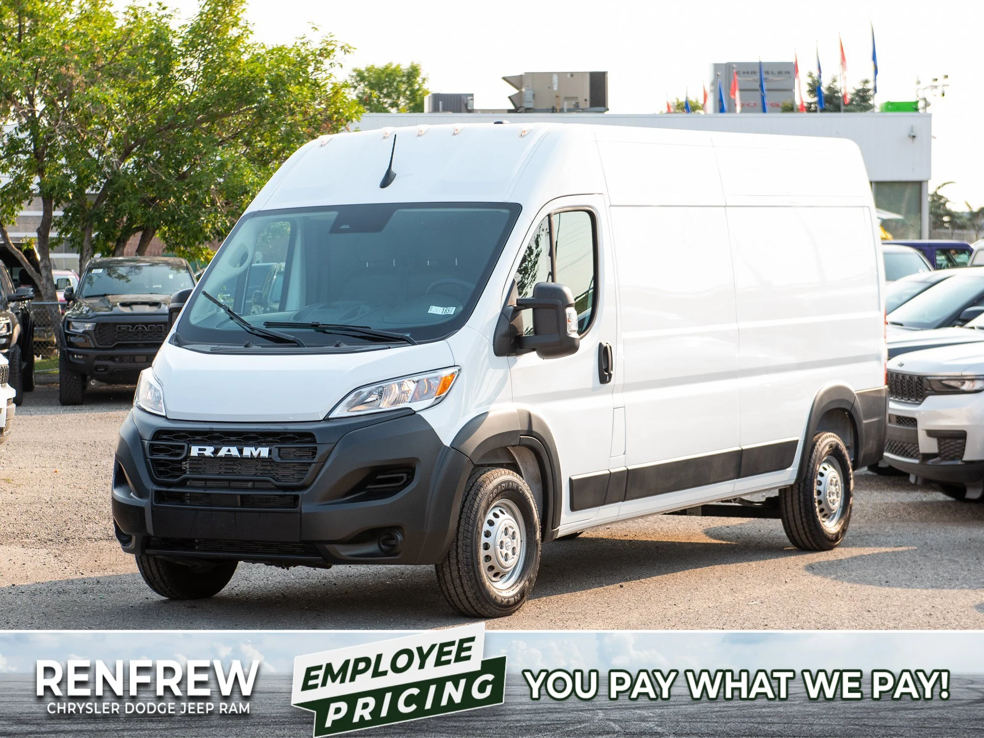 New 2026 White RAM Tradesman 2500* High Roof image 1