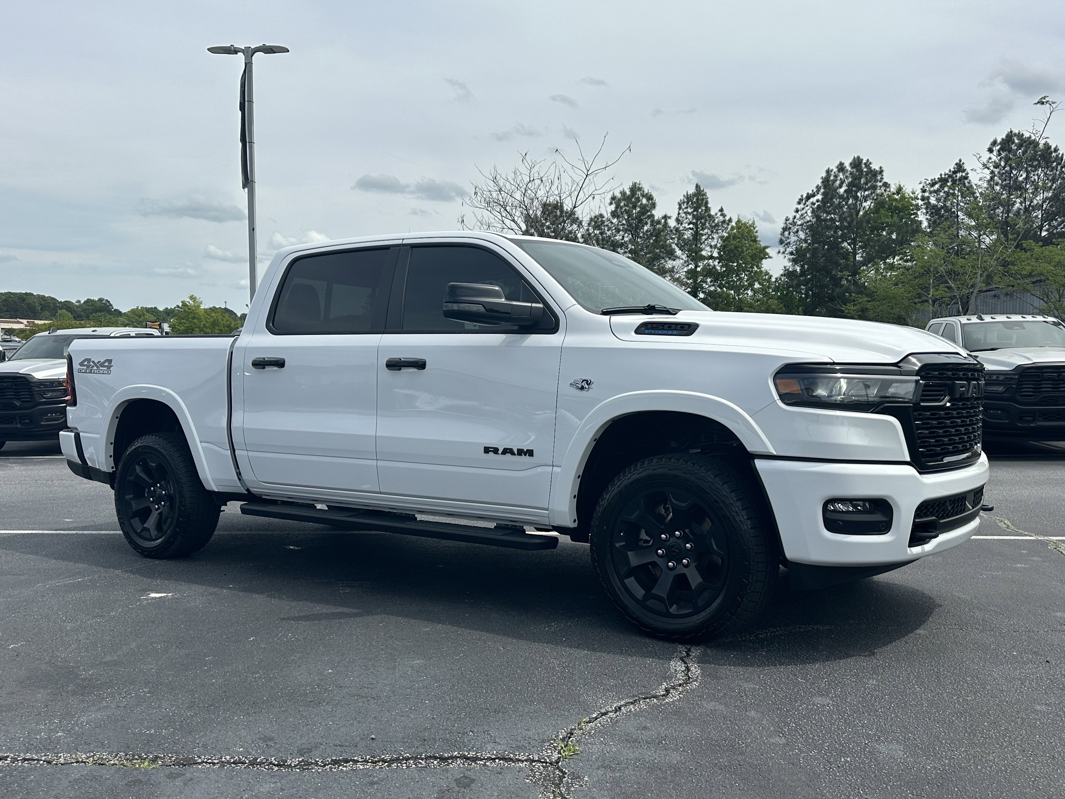 New 2026 Bright White Clear-Coat Exterior Paint RAM Big Horn image 2