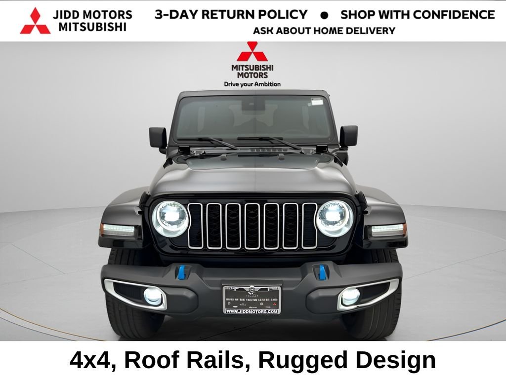Used 2024 Jeep Wrangler 4xe Sahara 4XE with VIN 1C4RJXP63RW275296 for sale in Des Plaines, IL