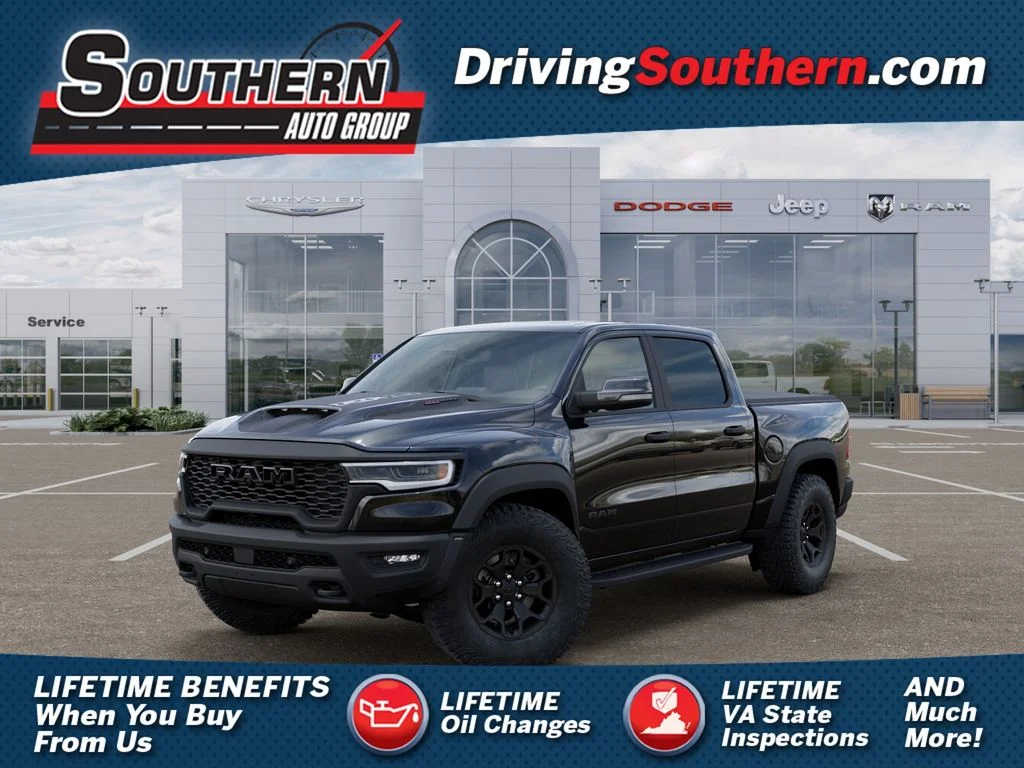 New 2026 Diamond Black Crystal Pearl-Coat Exterior Paint RAM RHO image 1