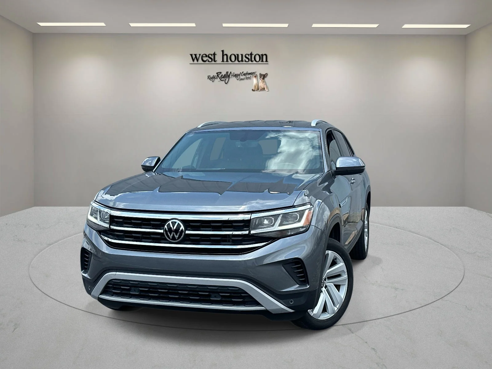 Used 2022 Gray Volkswagen 3.6L V6 SE w/Technology image 1