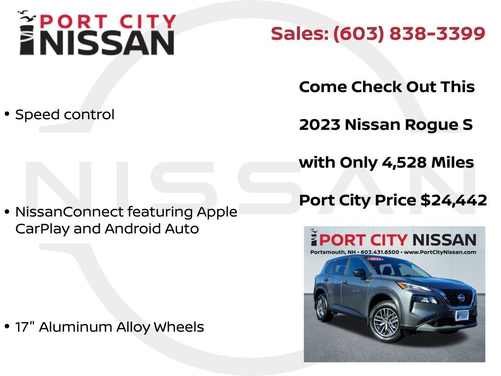 Used 2023 Gun Metallic Nissan S *only 4k miles!* image 15