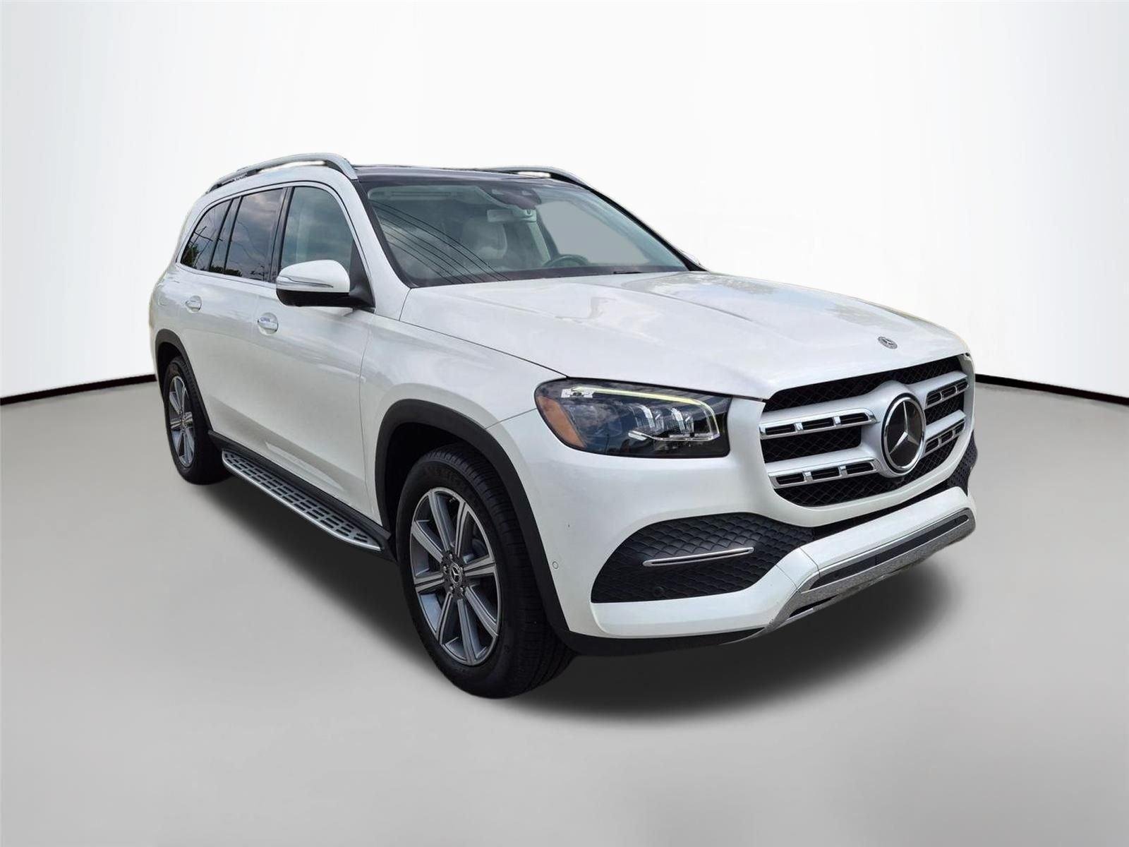 Used 2020 designo Diamond White Metallic Mercedes-Benz GLS 450 image 3