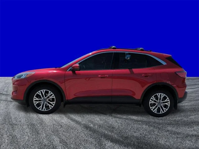 Certified Used 2022 Red Metallic Ford SEL image 7