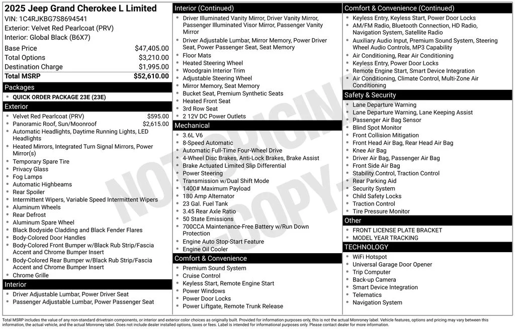 Used 2025 Red Jeep Limited image 38