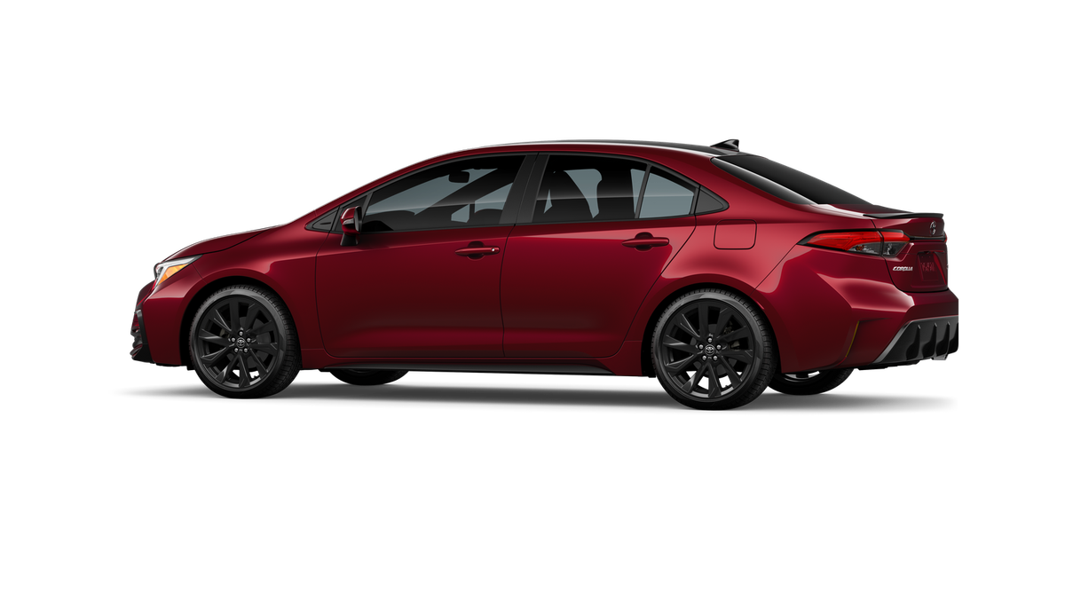 New 2026 Ruby Flare Pearl with Midnight Black Metallic roof Toyota XSE image 6