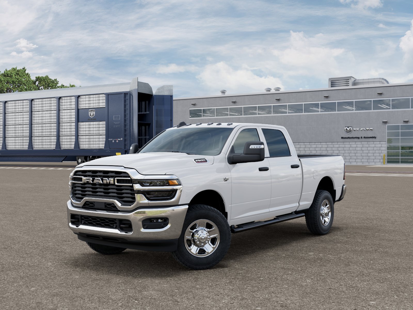 New 2027 Bright White Clear-Coat Exterior Paint RAM Tradesman image 1
