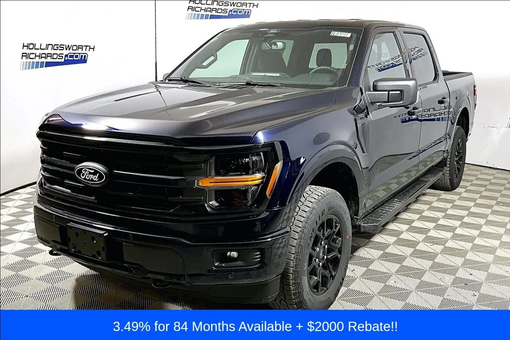 New 2026 Antimatter Blue Metallic Ford XLT image 1