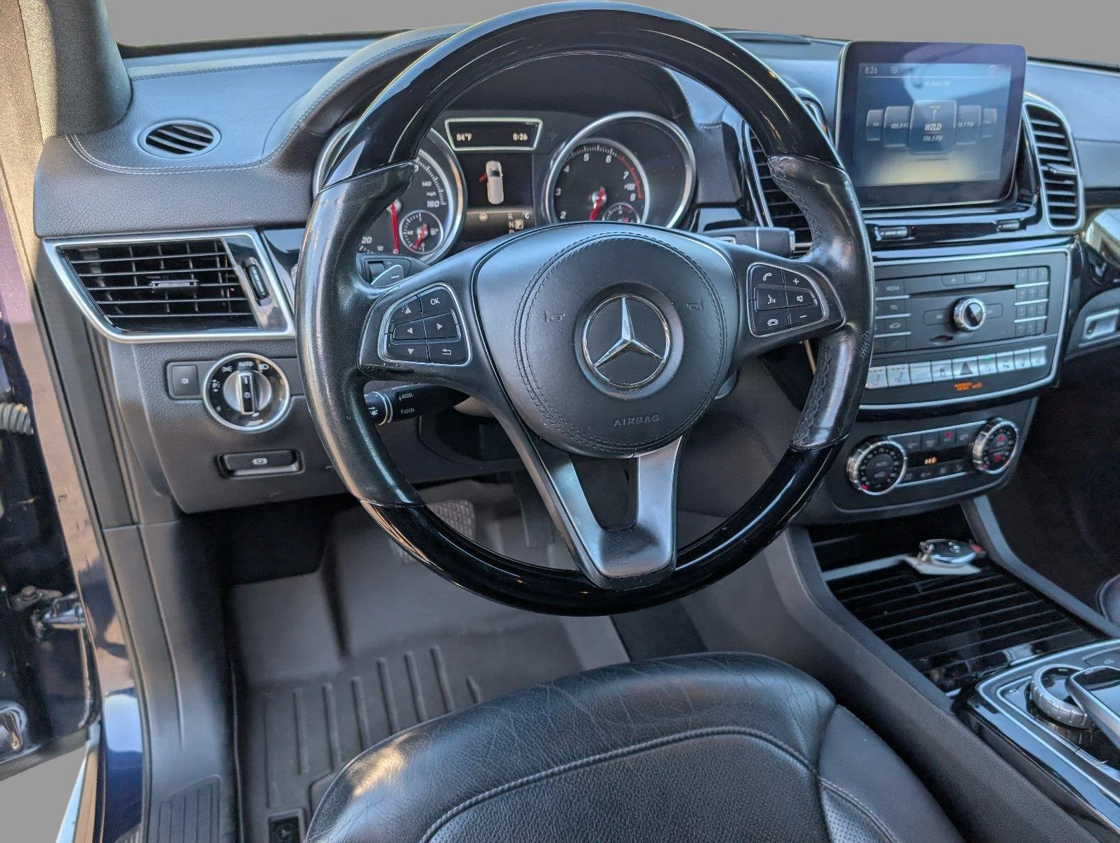 Used 2017 Lunar Blue Metallic Mercedes-Benz GLS 550 image 4