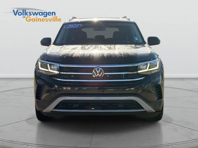 Used 2021 Deep Black Pearl Volkswagen 3.6L V6 SEL image 9