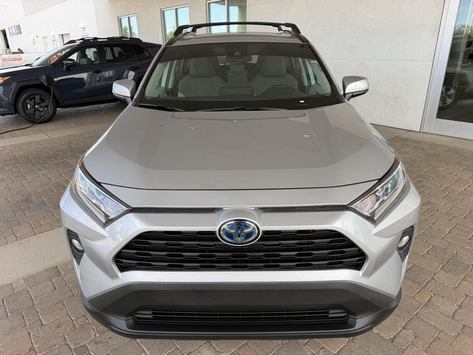Used 2021 Silver Sky Metallic Toyota Hybrid XLE image 8