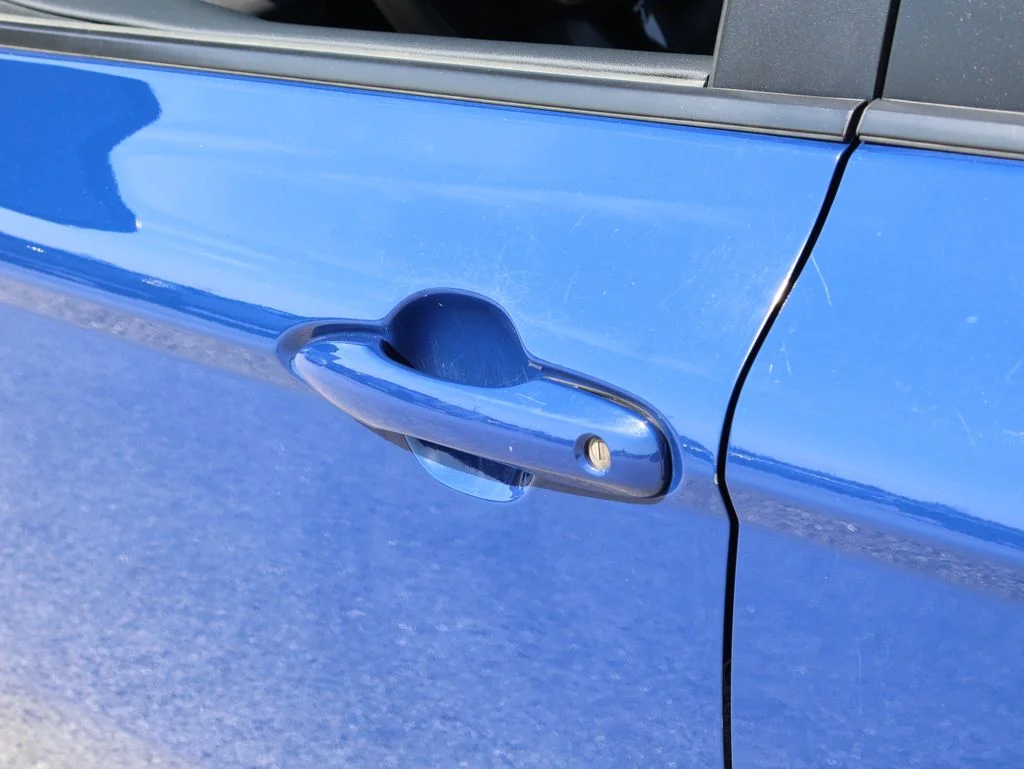 Used 2025 Blue Toyota LE image 18