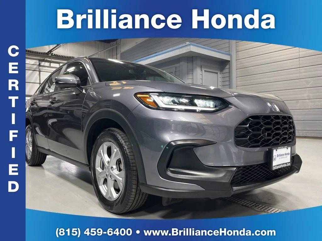 Certified Used 2024 Modern Steel Metallic Honda 5DR AWD LX image 1