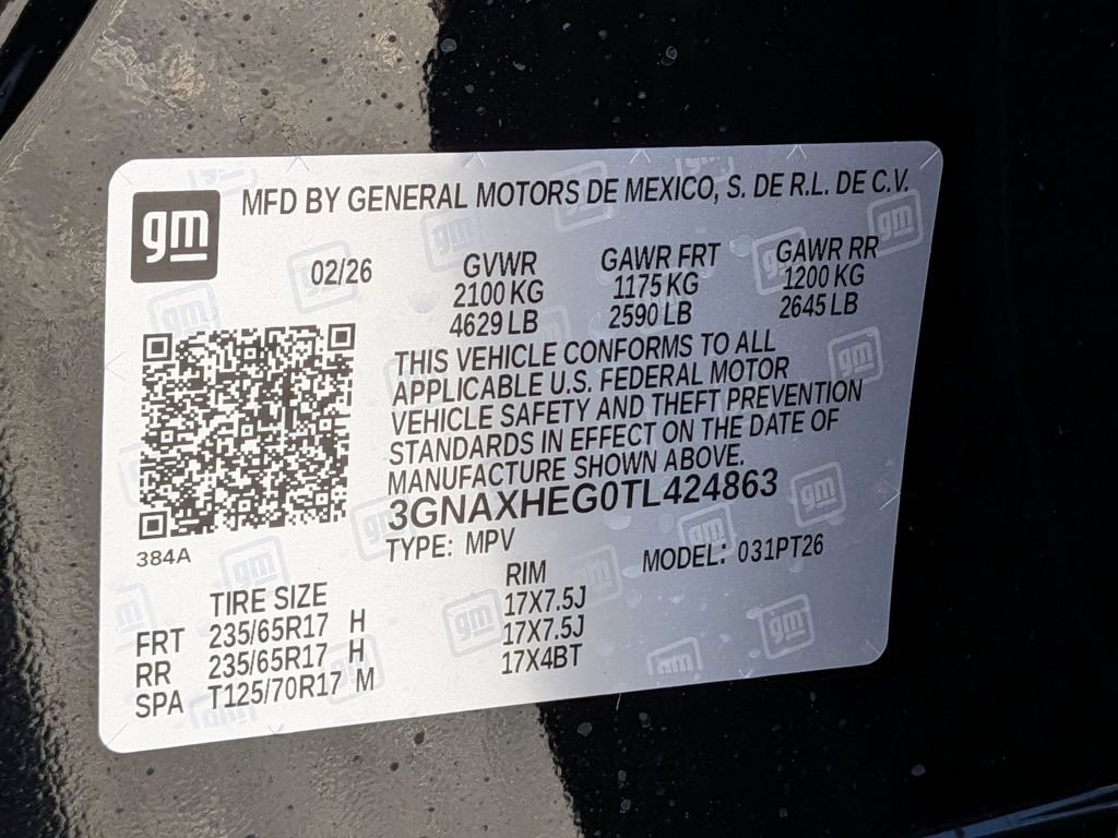 New 2026 Mosaic Black Metallic Chevrolet LT image 31