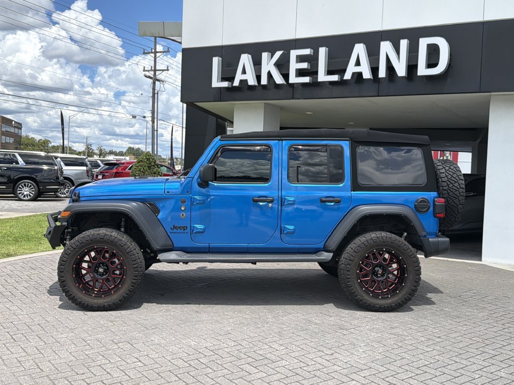 Used 2024 Blue Jeep 4-Door Sport S 4x4 image 3