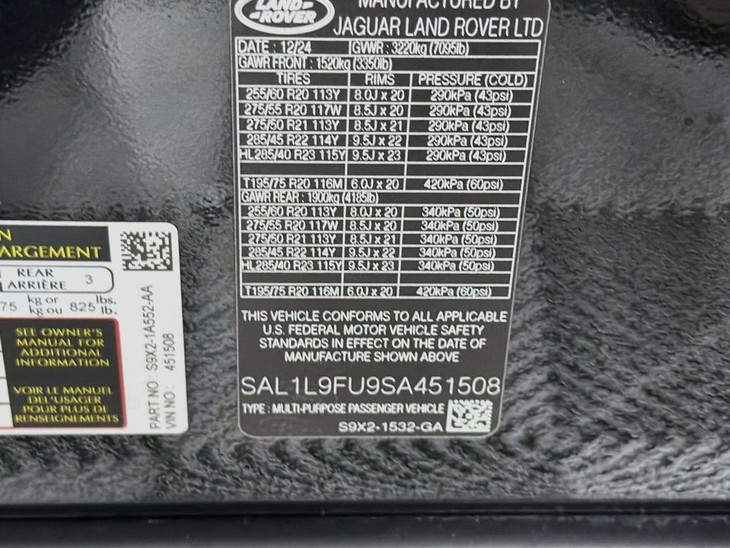 Certified Used 2025 Black Land Rover Dynamic SE image 34