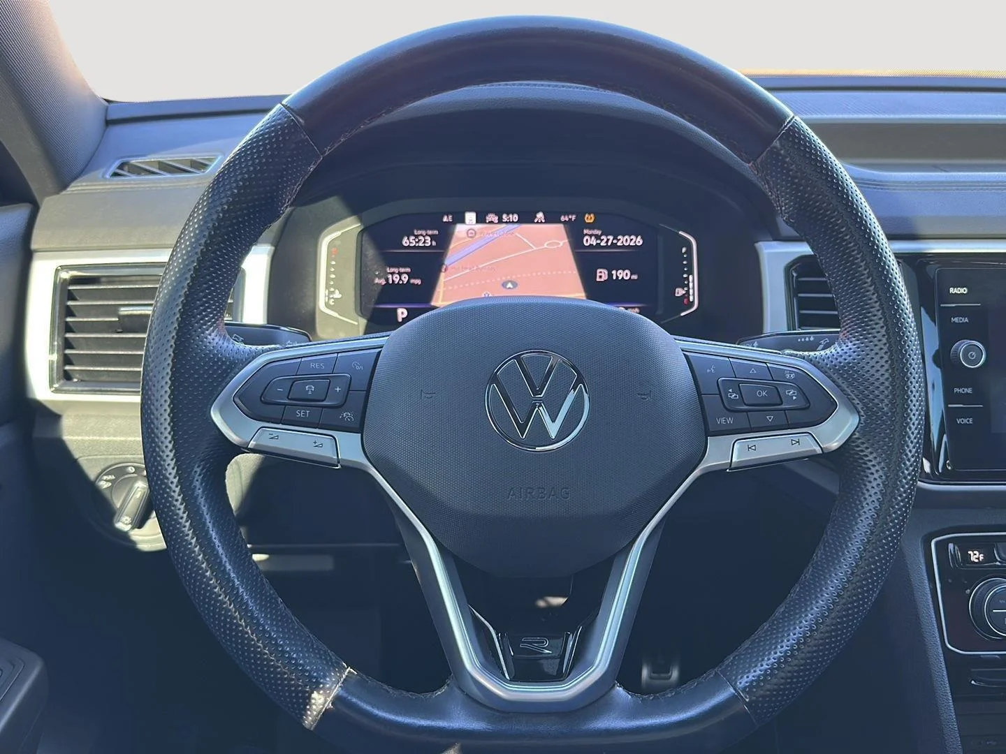 Used 2022 Pure Gray Volkswagen 3.6L V6 SEL Premium R-Line image 28