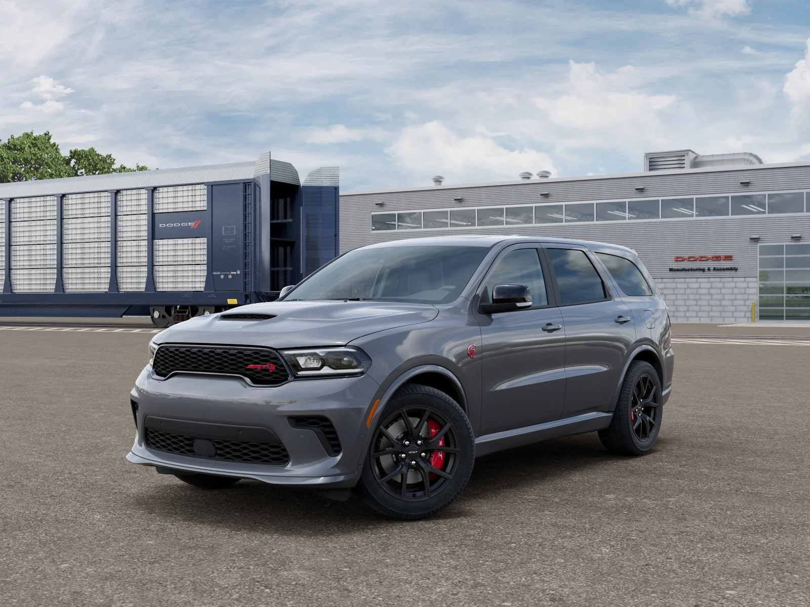 New 2026 Destroyer Gray Clear-Coat Exterior Paint Dodge SRT Hellcat image 1