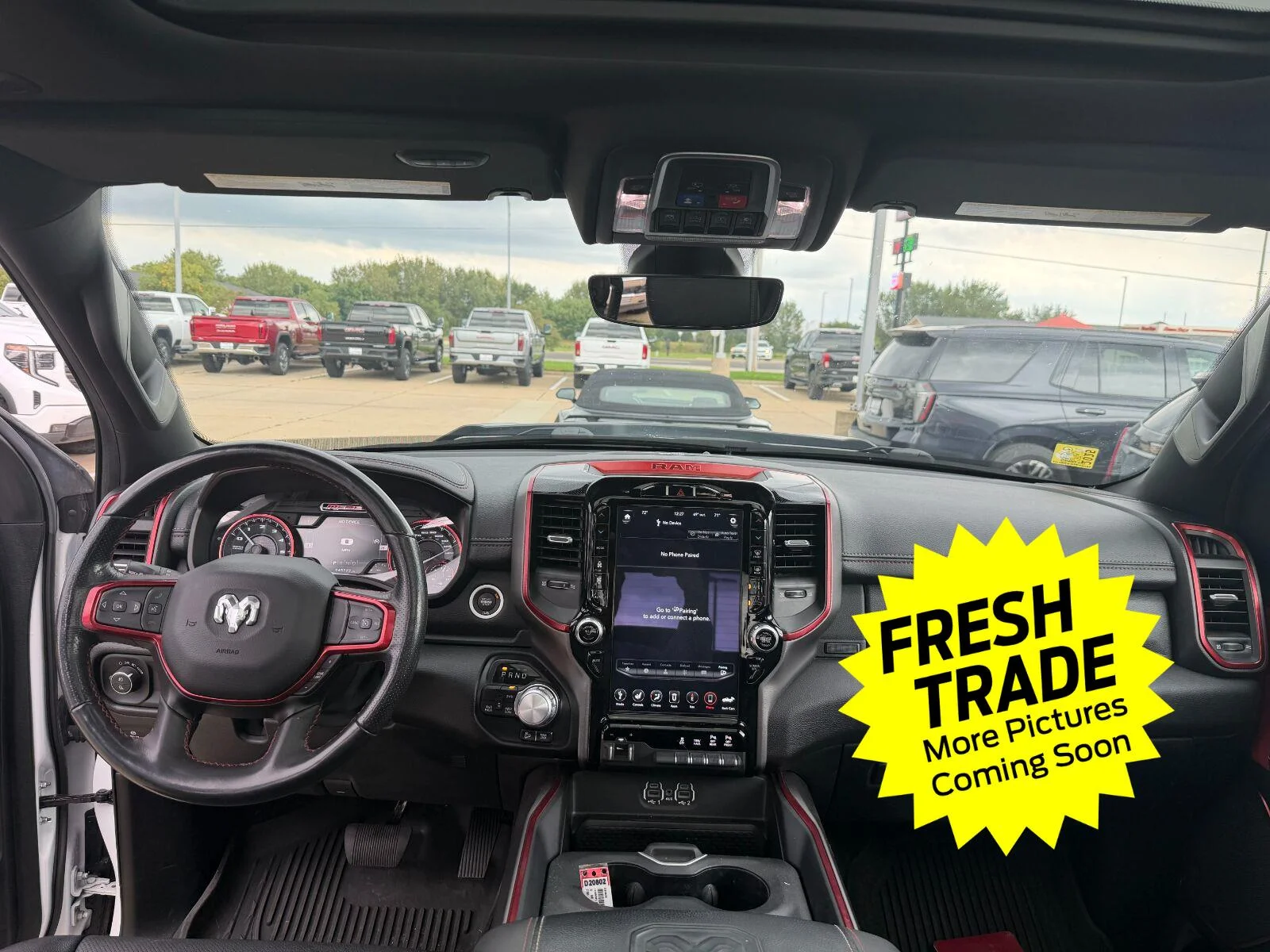 Used 2020 Bright White Clearcoat Ram Rebel image 9