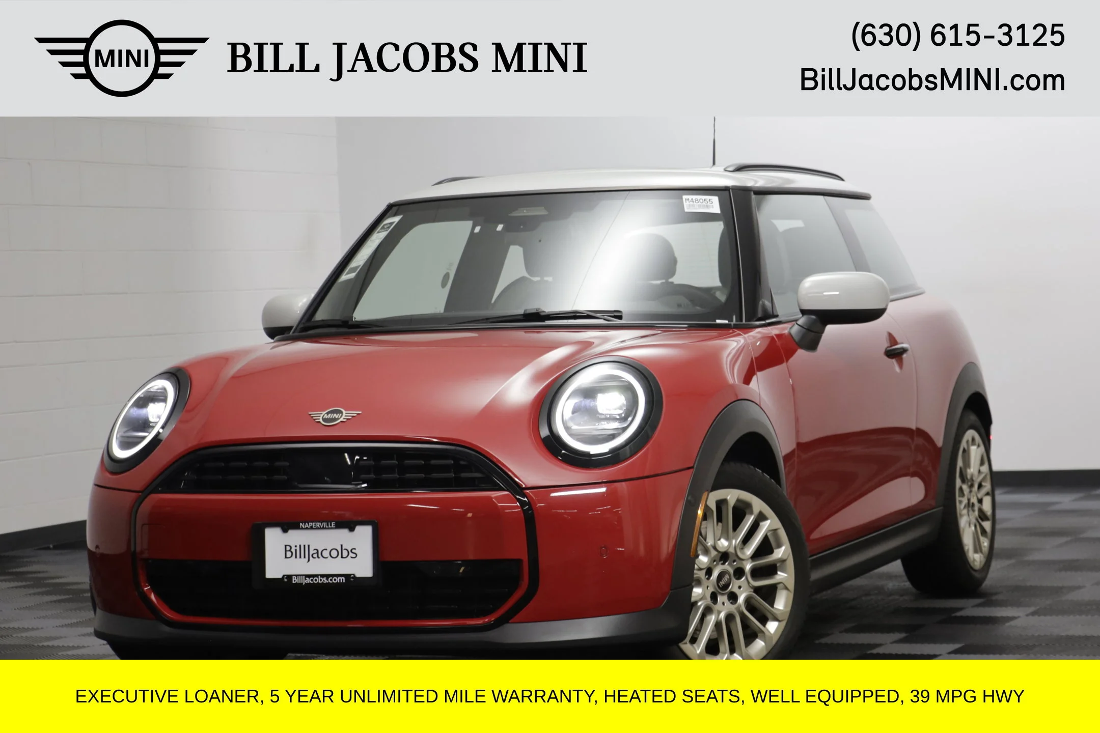 Certified Used 2026 Chili Red MINI Signature Plus image 1