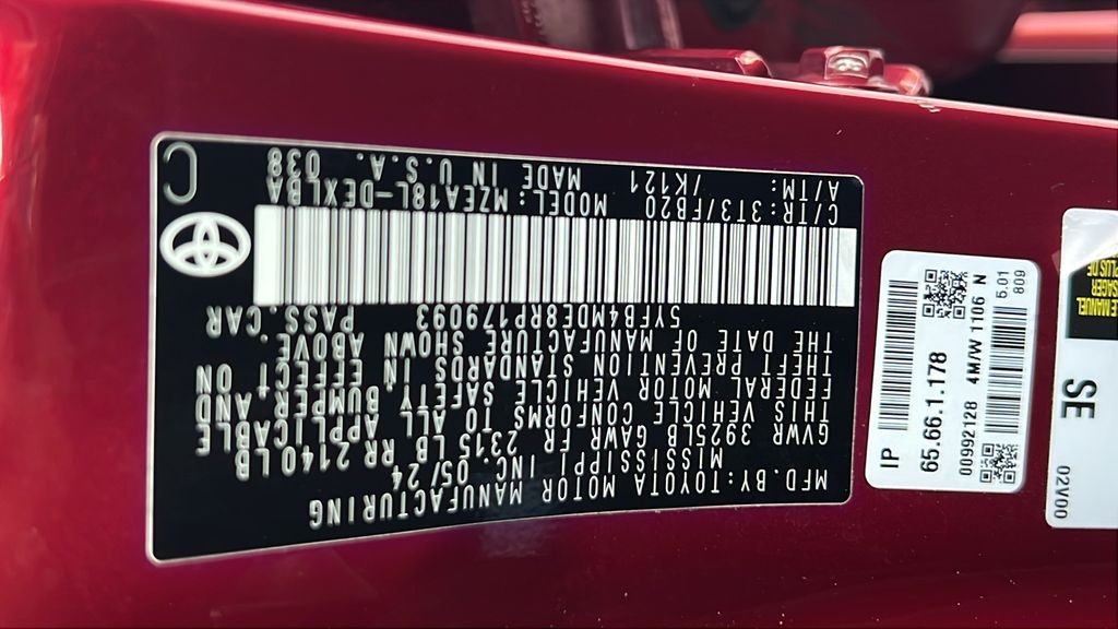 Certified Used 2024 Red Toyota LE image 22