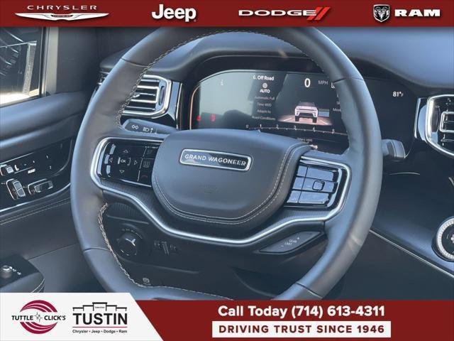 New 2026 Baltic-Gray Metallic Clear-Coat Exterior Paint Jeep Grand Wagoneer image 15
