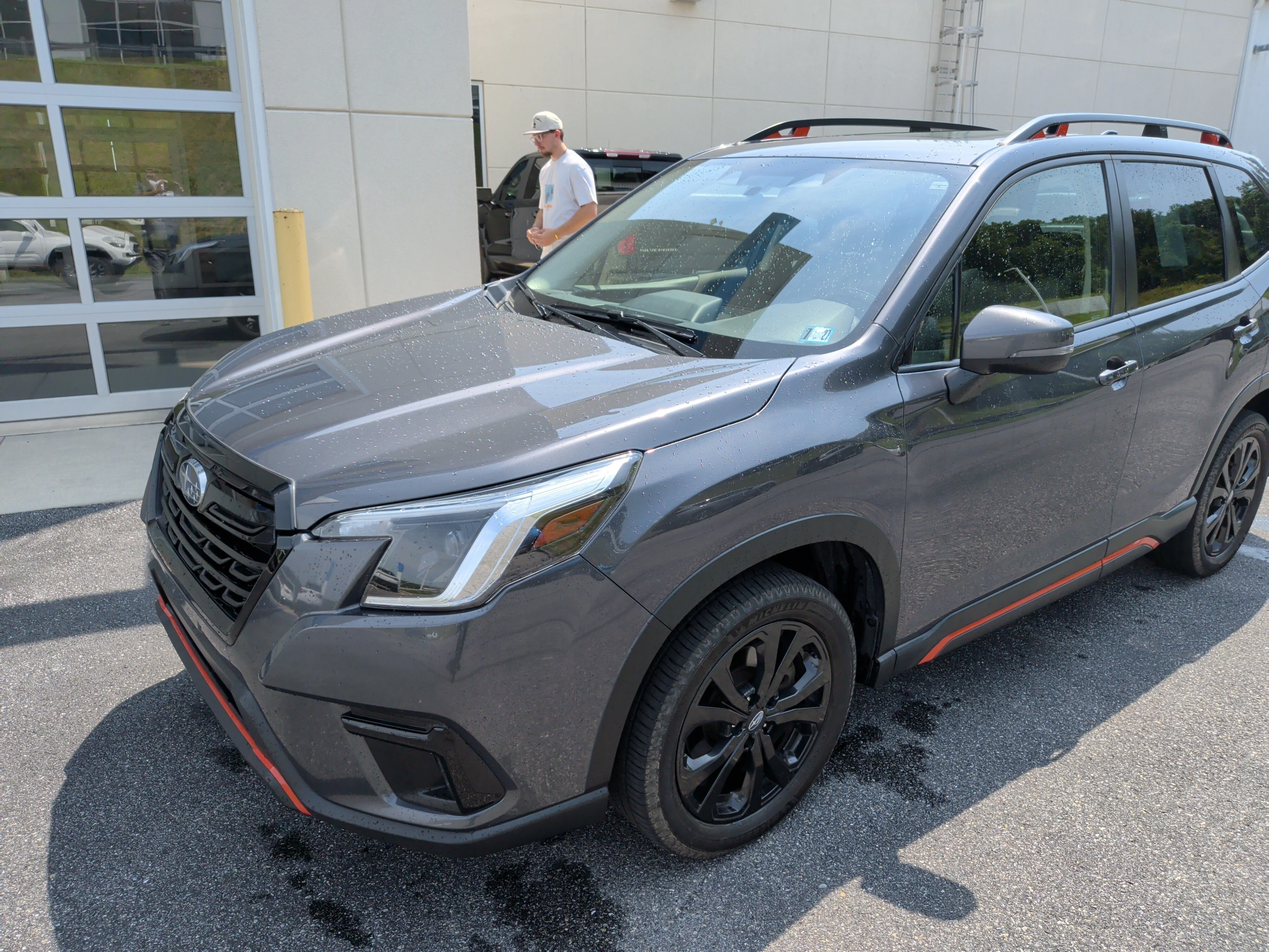 Used 2023 Magnetite Gray Metallic Subaru Sport image 7