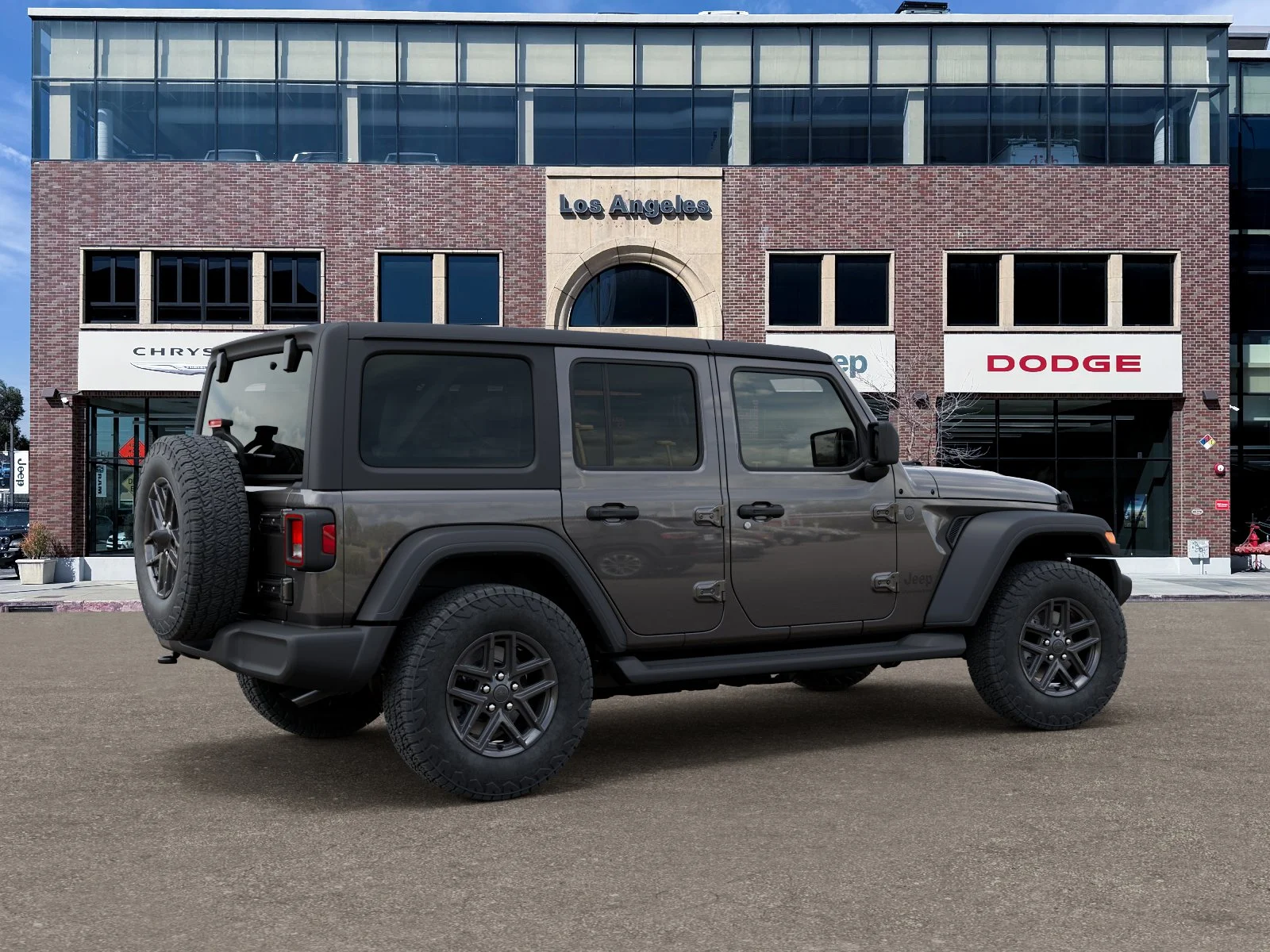 New 2026 Granite Crystal Metallic Clear-Coat Exterior Paint Jeep Sport S image 30