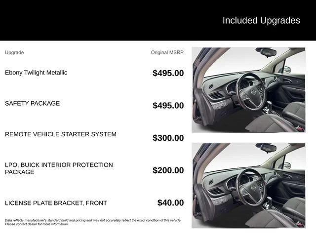 Used 2022 Ebony Twilight Metallic Buick Preferred image 3