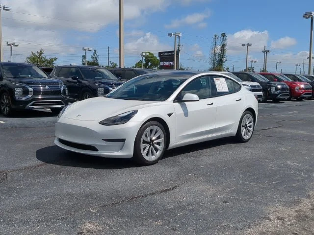 Used 2023 Tesla Model 3 Base with VIN 5YJ3E1EA2PF642561 for sale in Seminole, FL