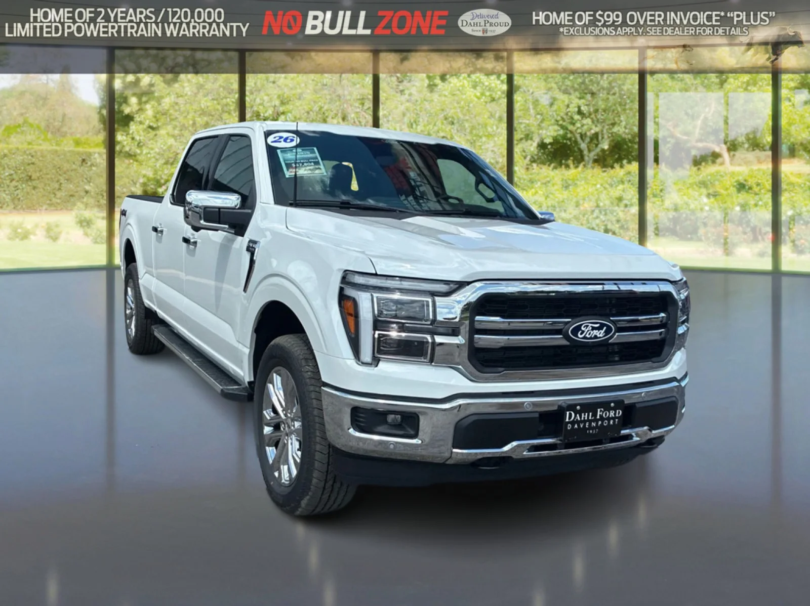 New 2026 Star White Metallic Tri-Coat Ford Lariat® image 7
