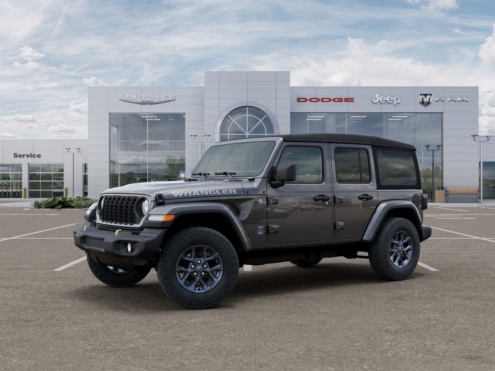 New 2026 Granite Crystal Metallic Clear-Coat Exterior Paint Jeep Sport image 37