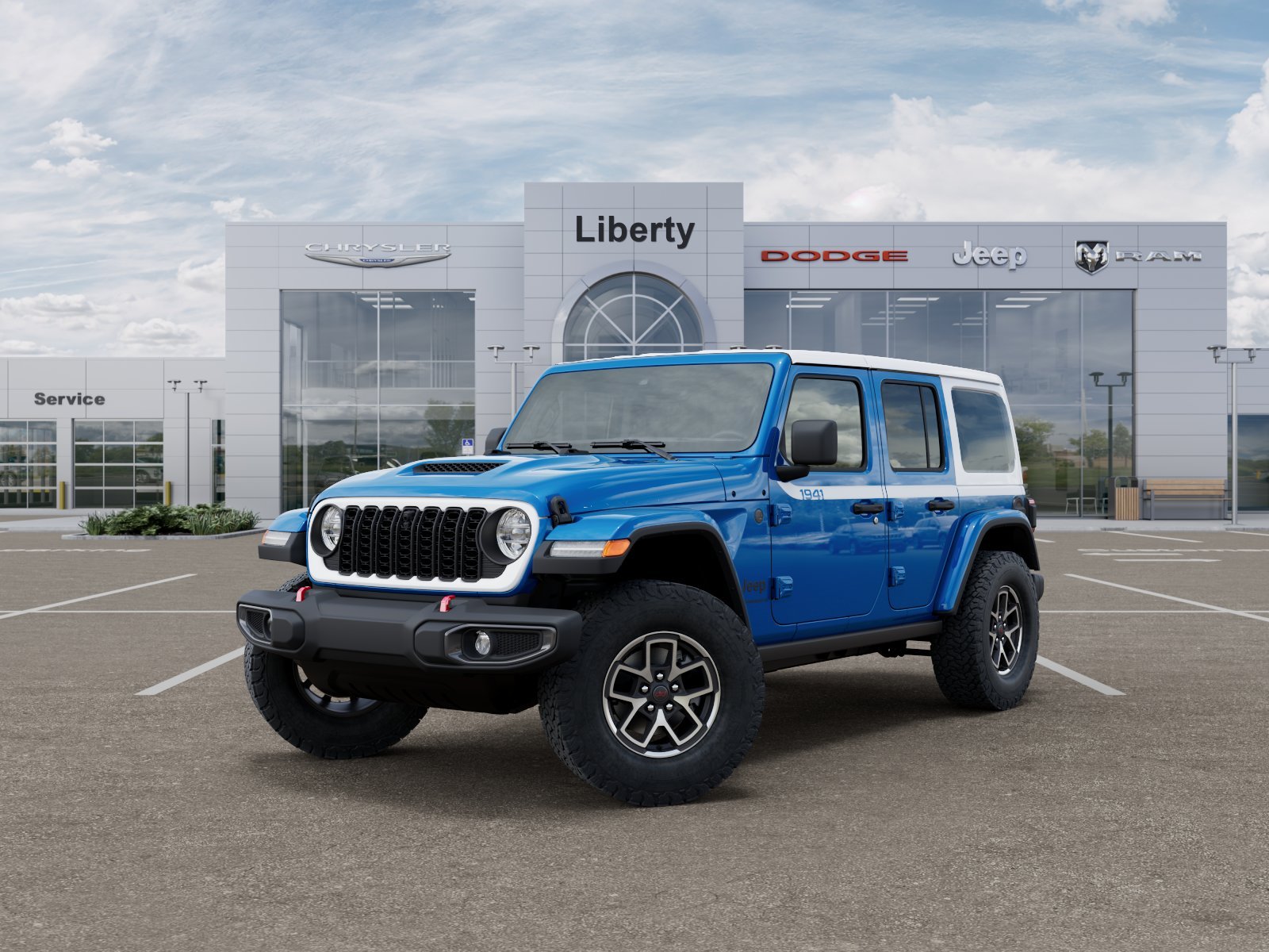 New 2026 Hydro Blue Pearl-Coat Exterior Paint Jeep Rubicon image 31