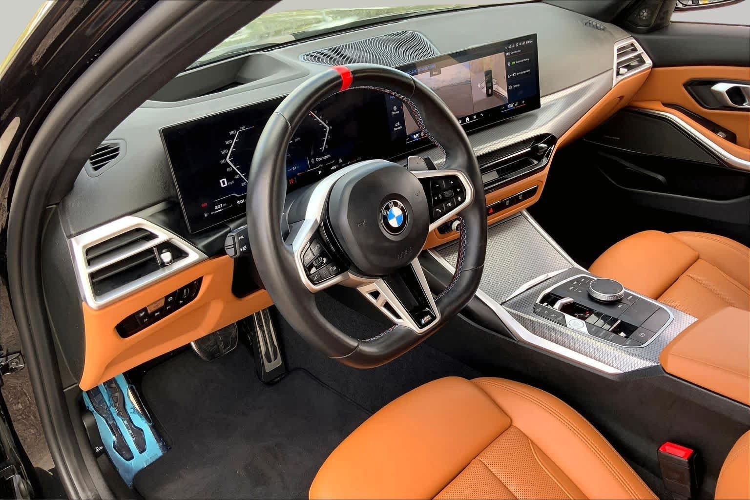 Used 2025 Black Sapphire Metallic BMW M340i image 17