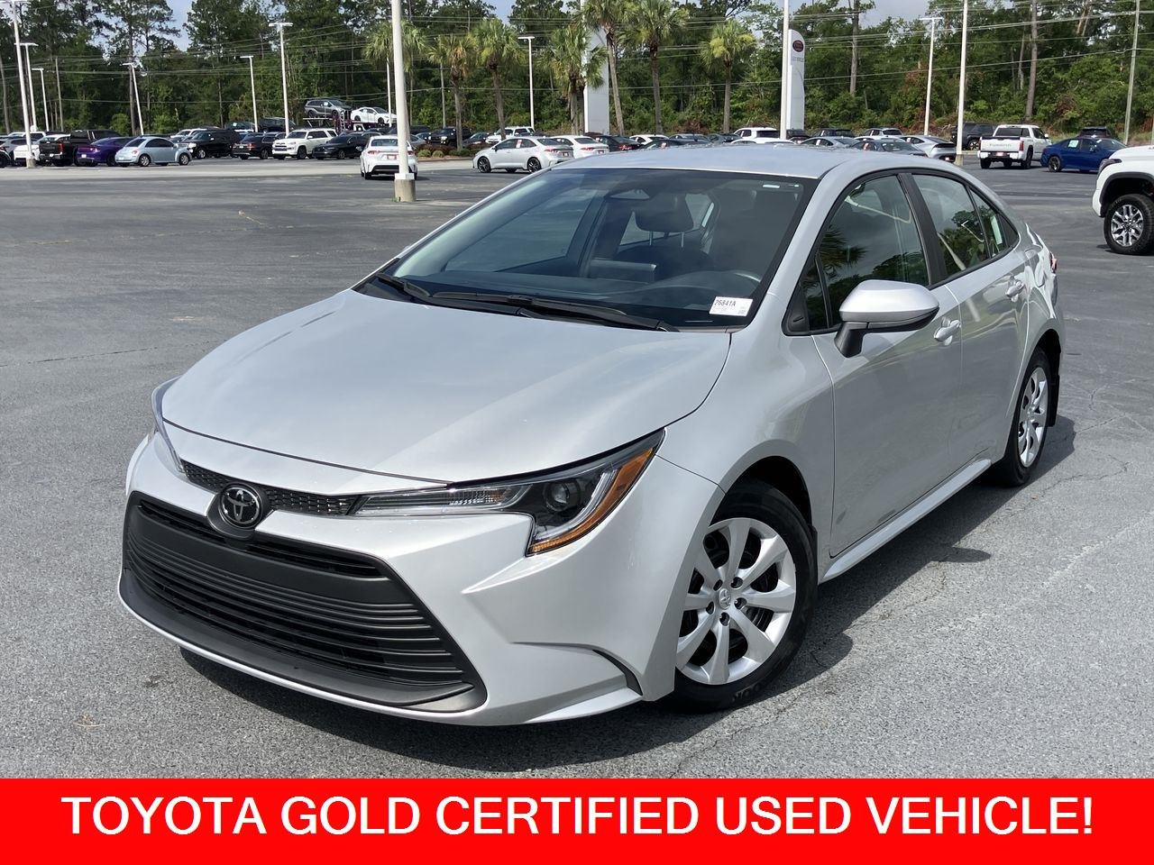 Used 2025 Silver (Classic Silver Metallic) Toyota LE image 1