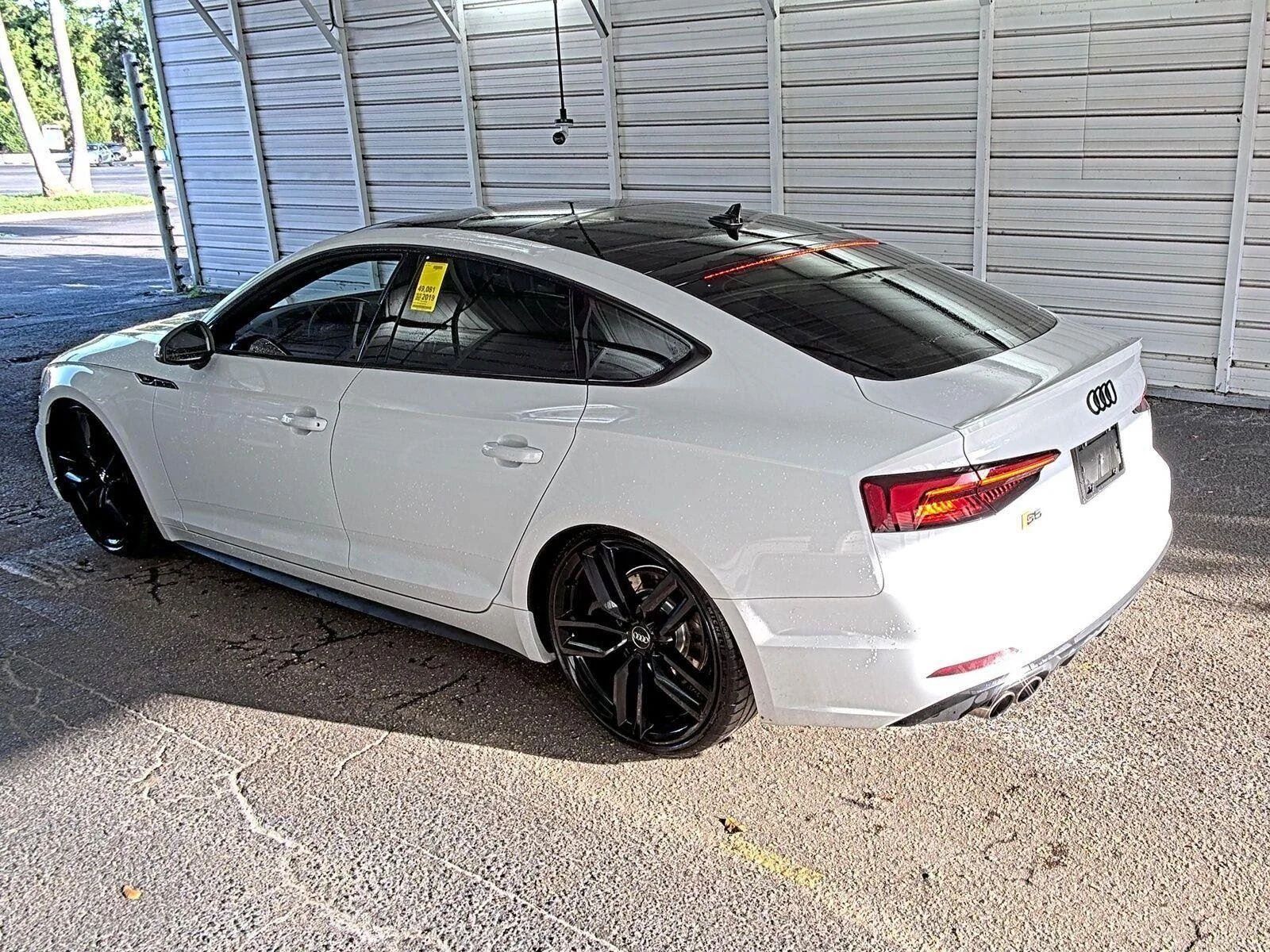 Used 2019 Glacier White Metallic Audi Premium Plus image 3