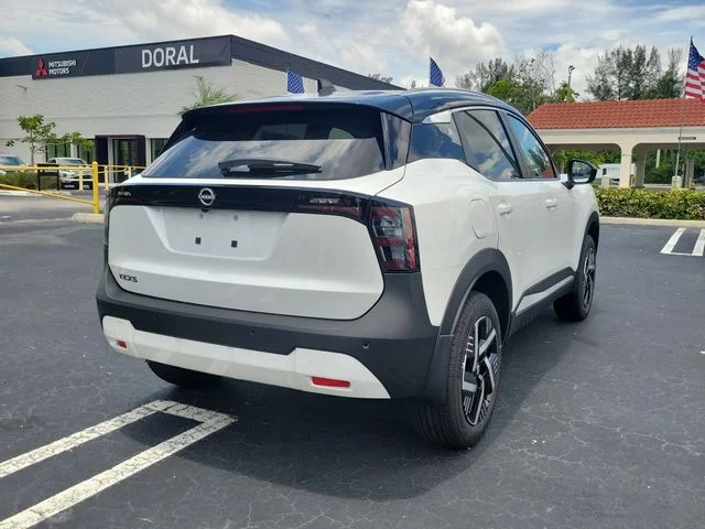 New 2026 Aspen White TriCoat / Super Black Two-tone Nissan SV image 4