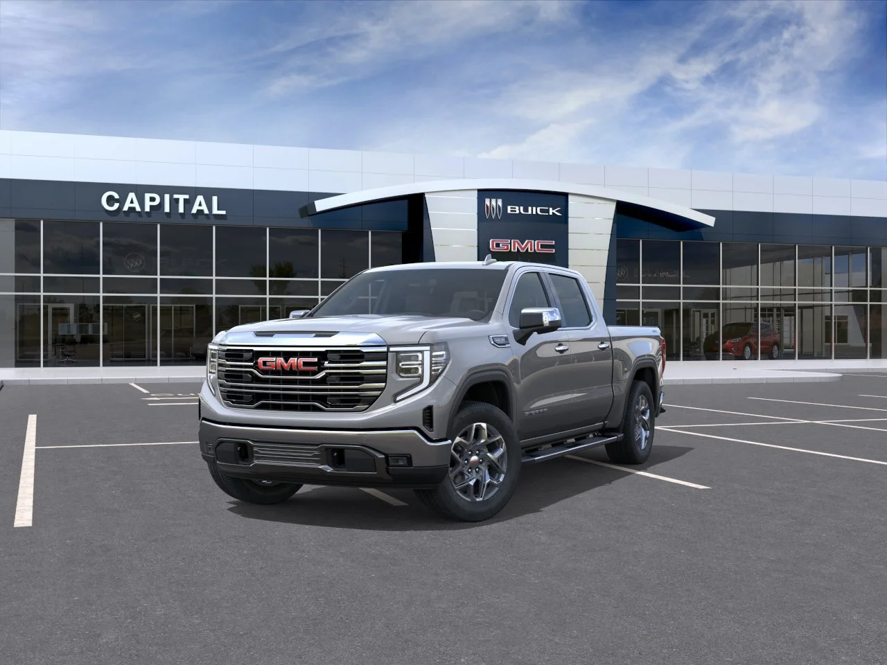 New 2026 Sterling Metallic GMC SLT image 8
