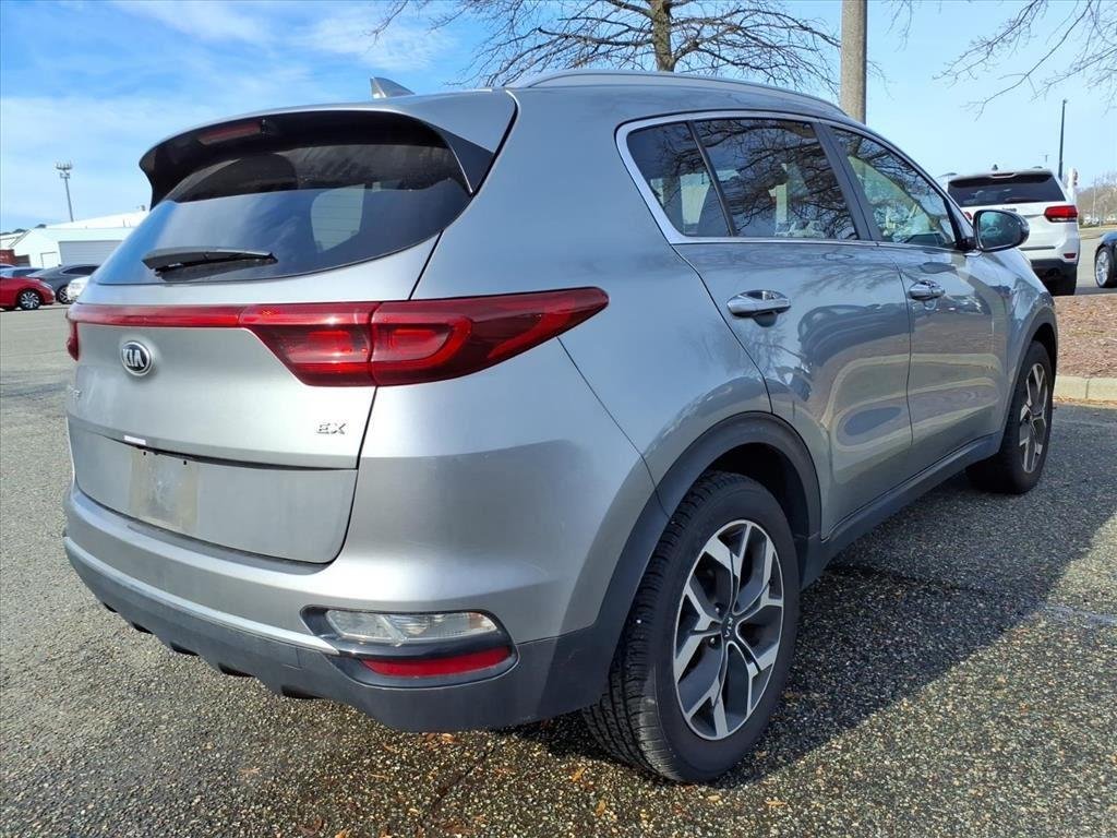 Used 2021 Sparkling Silver Kia EX image 6