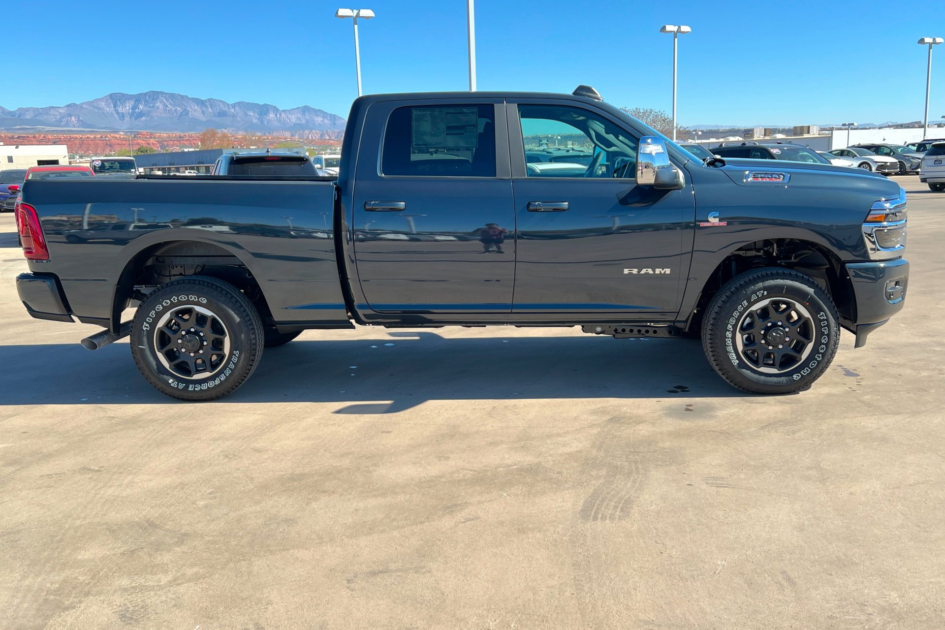 New 2026 Forged Blue Metallic Exterior Paint RAM Laramie image 7