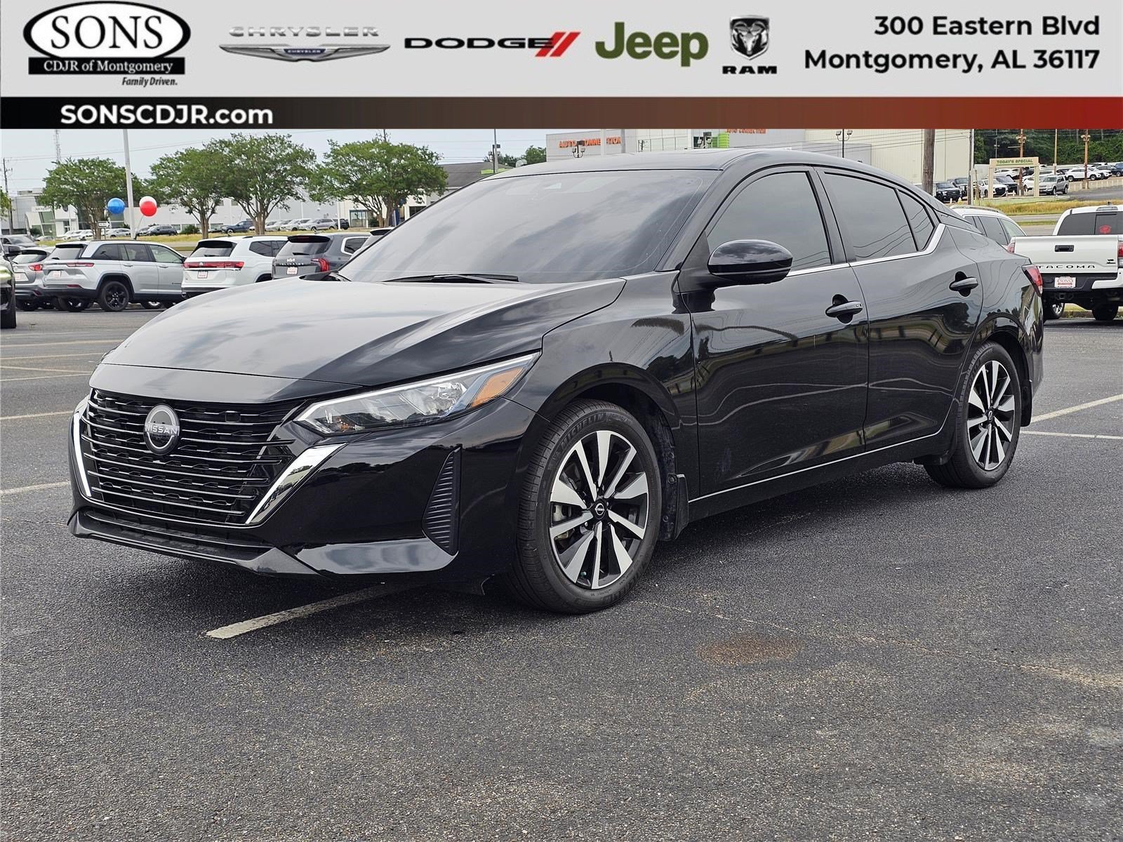 Used 2024 Super Black Nissan SV image 1