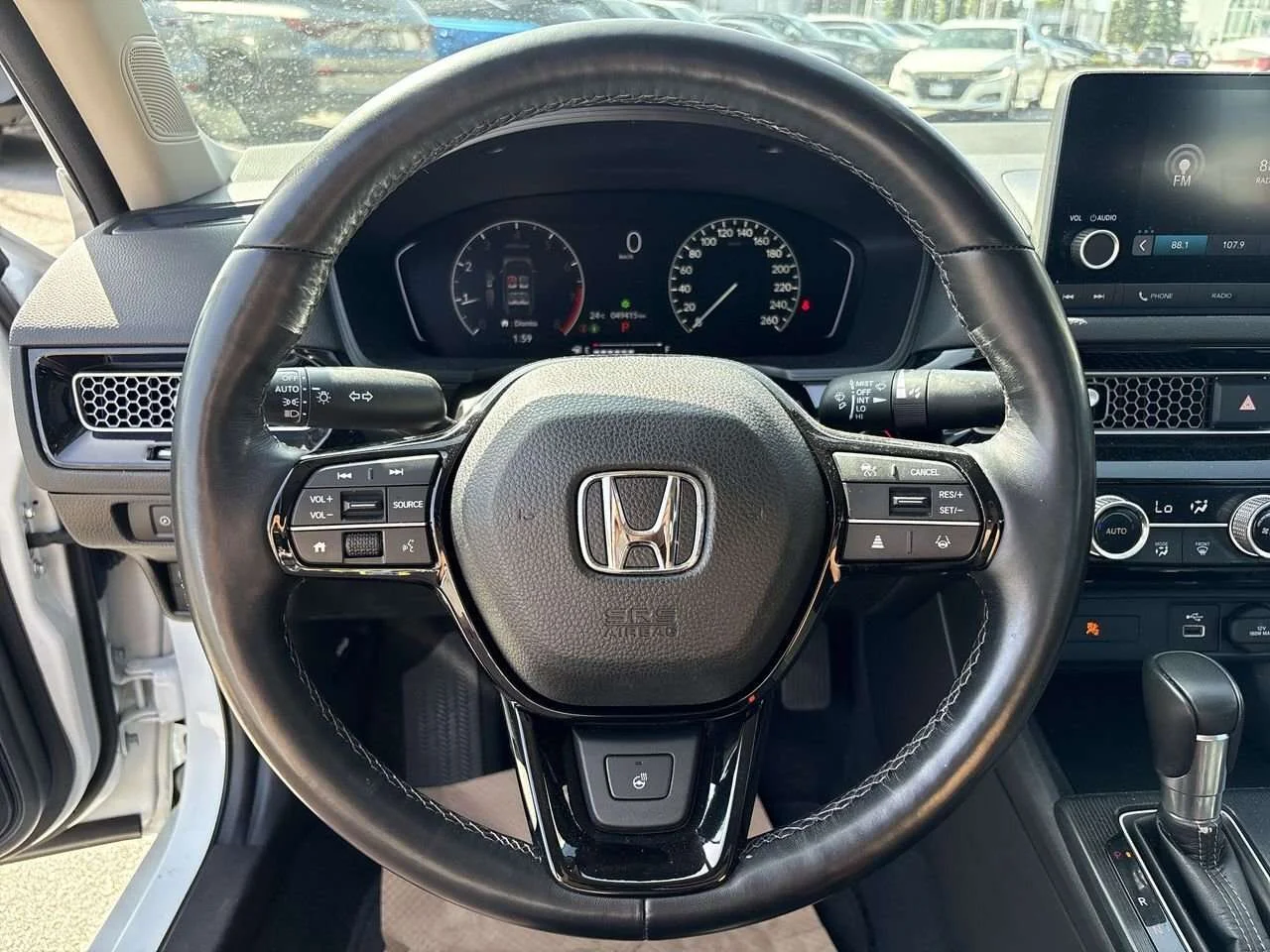 Used 2022 Platinum White Pearl Honda Sedan EX CVT Certified Pre-Owned   One Owner   Loc image 23