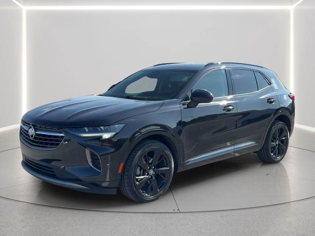 Used 2022 Ebony Twilight Metallic Buick Preferred image 1