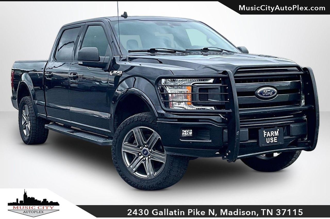 Used 2020 Agate Black Metallic Ford XLT image 1